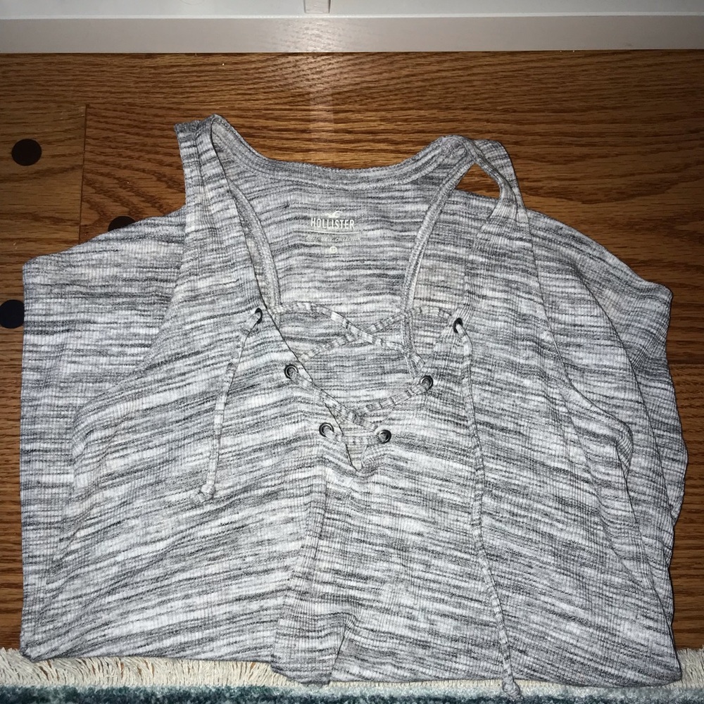 hollister multi colored tank top